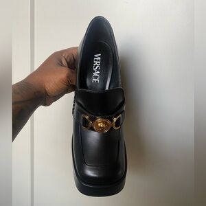 Versace Mocassino T120 Vitellino Shoes Size 9